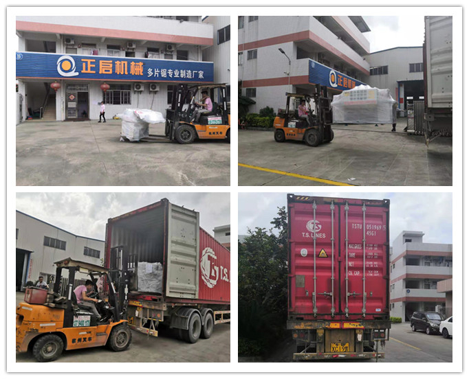 2019年8月發(fā)往越南--ZQ100型方木多片鋸、ZQ40清邊機(jī)、手動(dòng)磨