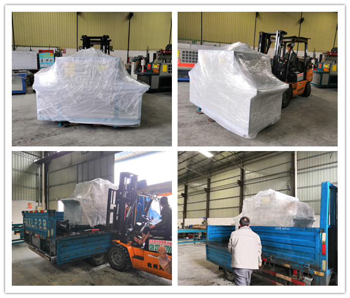 2019年3月發(fā)往新疆哈密市--ZQ150型方木多片鋸、手動磨鋸片機