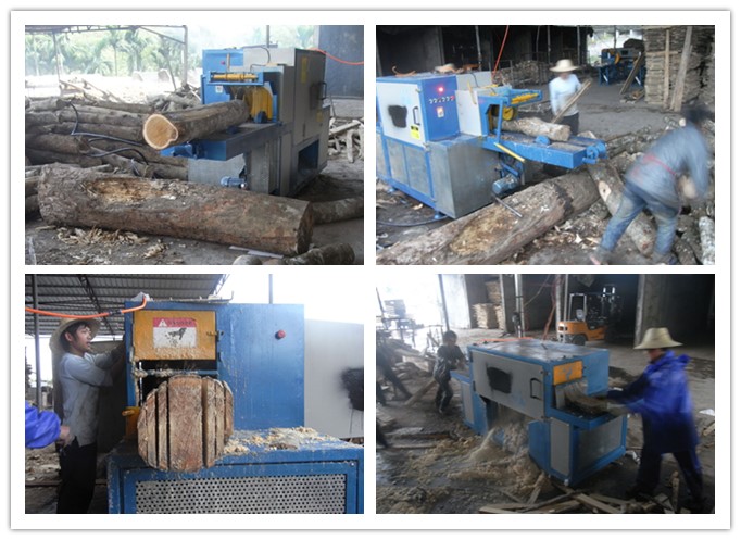 ?？?原木多片鋸工作圖