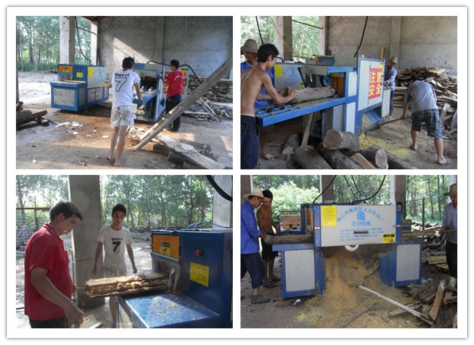 湖北荊州市-原木、方木多片鋸工作圖