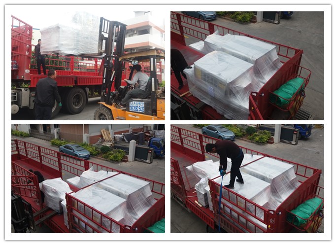 2018年4月發(fā)往新疆哈密市原木多片鋸、方木多片鋸、清邊機(jī)、