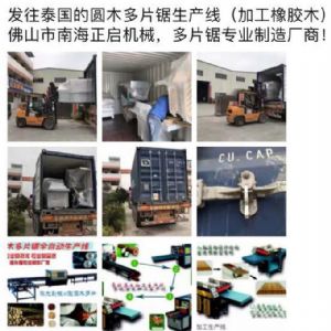 發(fā)往泰國(guó)西部客戶的原木多片鋸生產(chǎn)線專(zhuān)柜